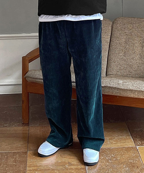 [-5kg Pants 32-50] Mono Jumbo вельветовые широкие брюки