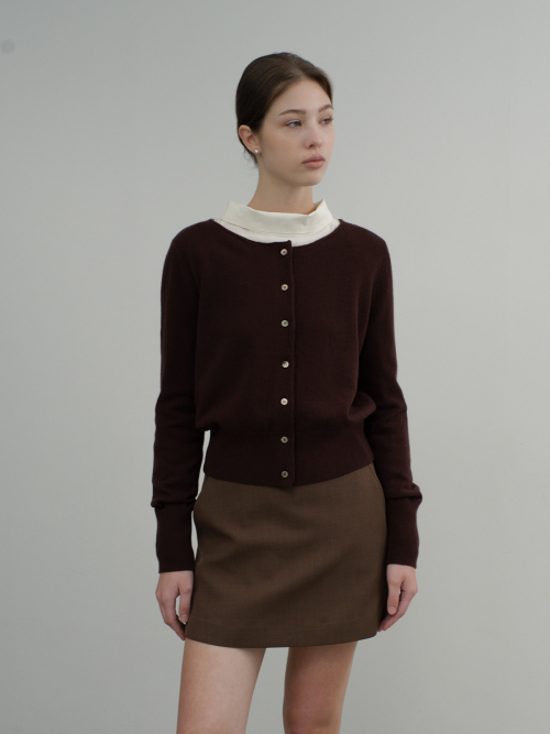 Шерстяной кардиган Edel (Deep Brown)