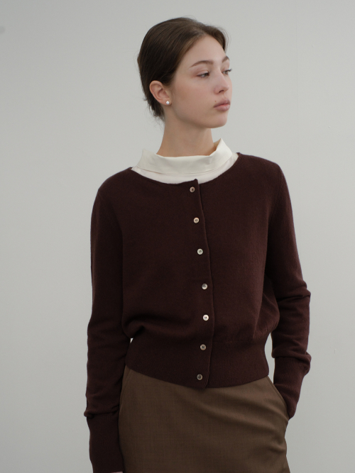Шерстяной кардиган Edel (Deep Brown)
