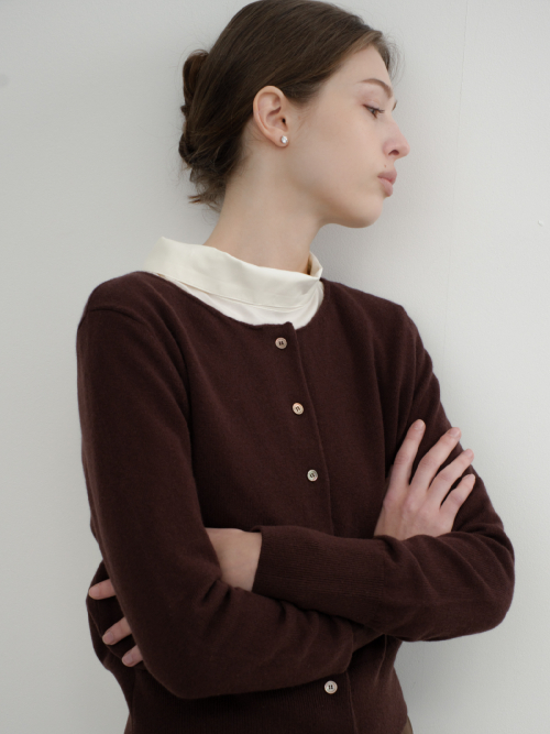 Шерстяной кардиган Edel (Deep Brown)