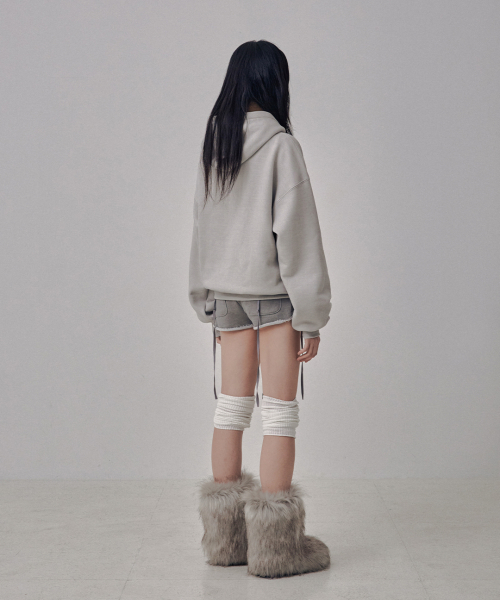 Graphic Zip Up капюшонie / Light Grey