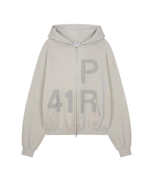 Graphic Zip Up капюшонie / Light Grey