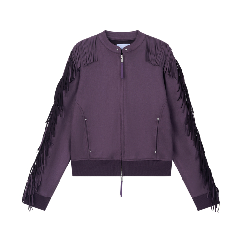 KACEY SUEDE ZIP-UP_PURPLE