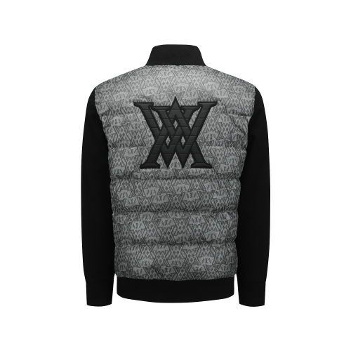 MEN WI BIG LOGO HYBRID DOWN JACKET_GR