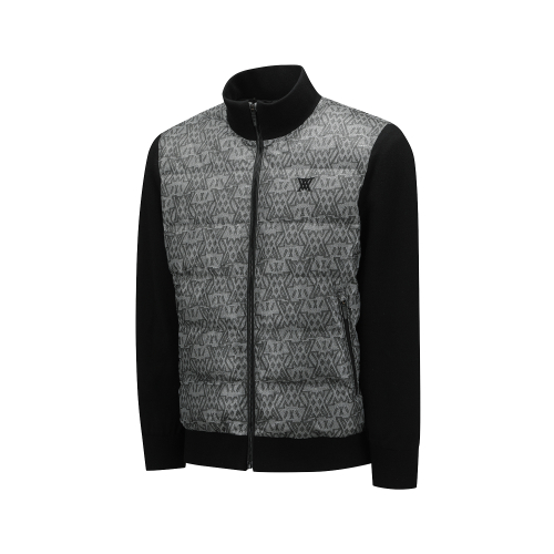 MEN WI BIG LOGO HYBRID DOWN JACKET_GR
