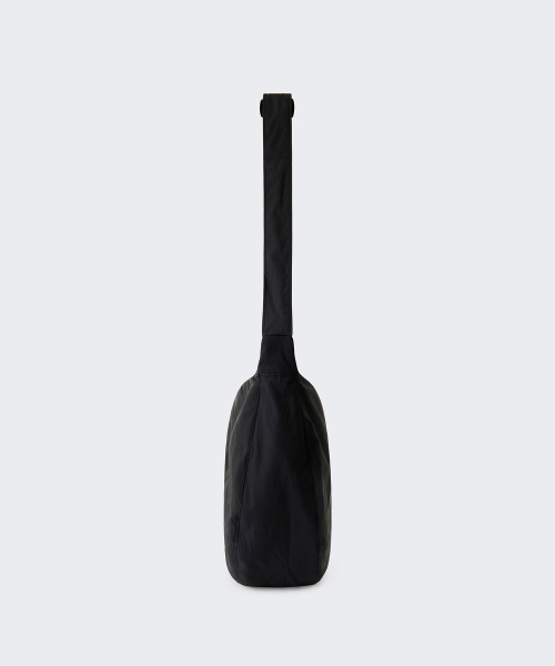 CRINKLE HOBO CROSS BAG [BLACK]