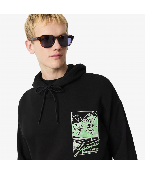 Мужское худи loose fit с начесом и теннисным принтом SH6406-55N 031