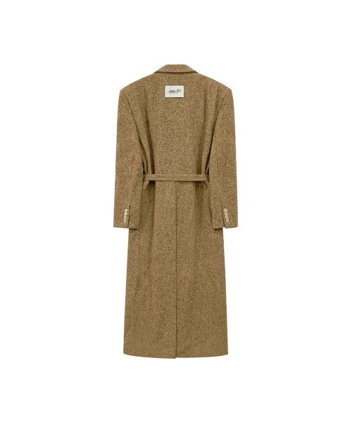 Tweed minimal coat