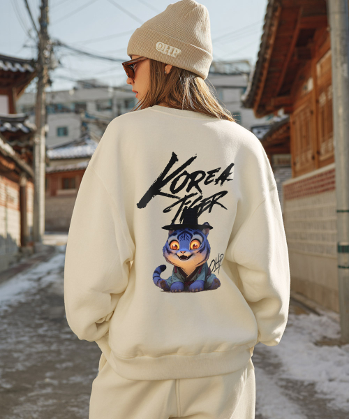 OHPxHARMONIA Joseon Tiger свитшот с начёсом