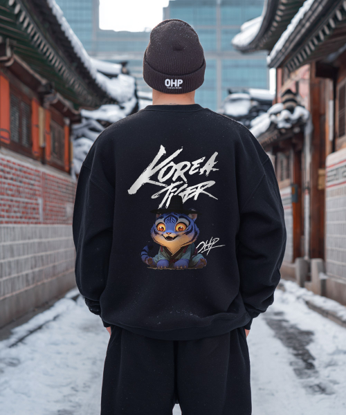 OHPxHARMONIA Joseon Tiger свитшот с начёсом