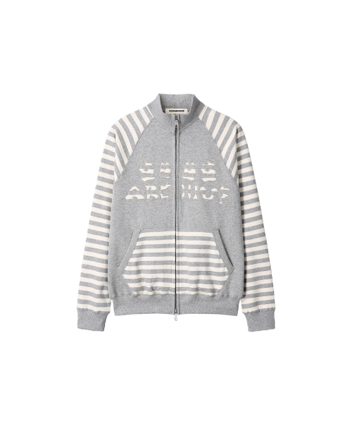 [9999xMIKO] Stripe Applique Jersey