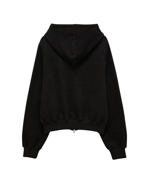 Sheep Fleece Hoody Zipup (black)