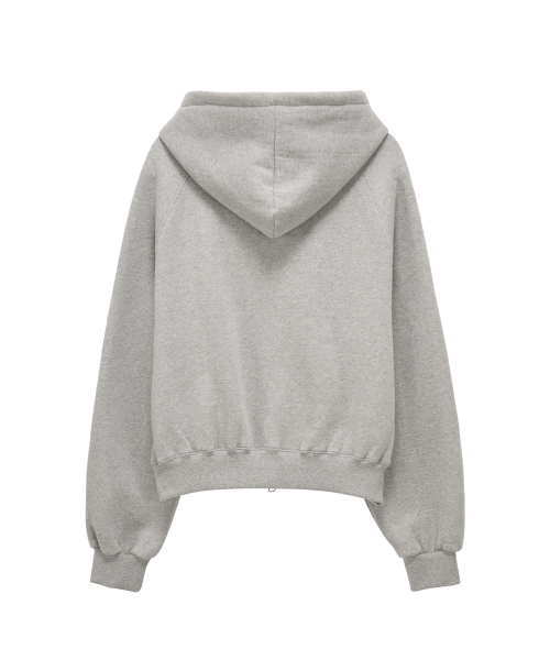 Sheep Fleece Hoody Zipup (melange gray)