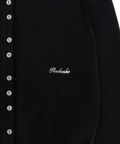 Essential Crewneck Cardigan - Black