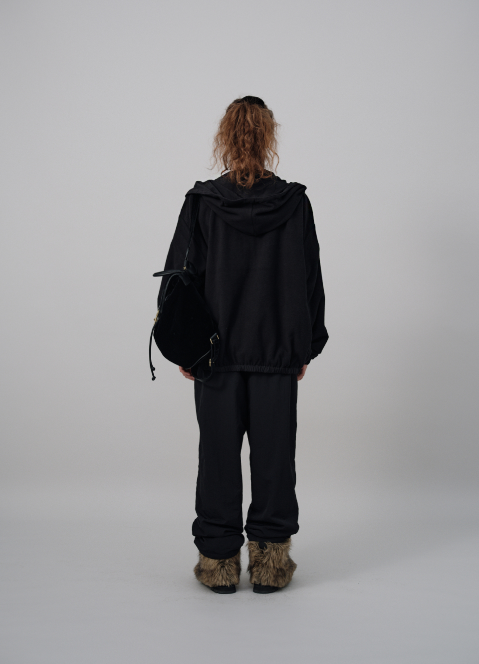 더바넷(THEBARNNET) Snuggle Reversible Hooded Jacket_Navy - 사이즈