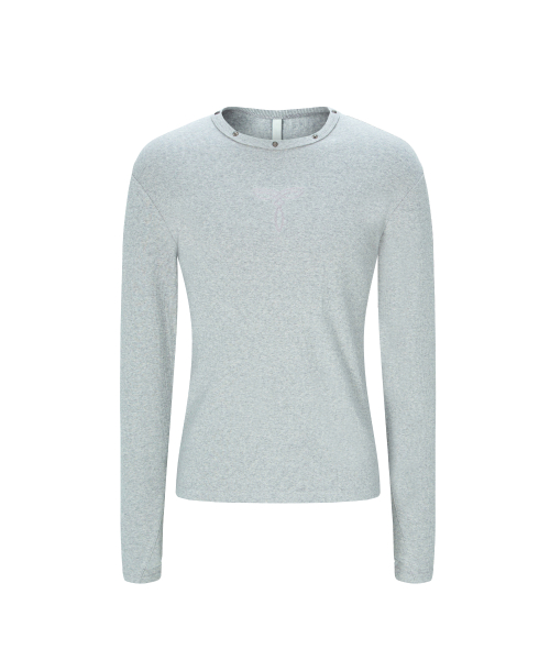 LWE STUD LONG SLEEVE (GREY)
