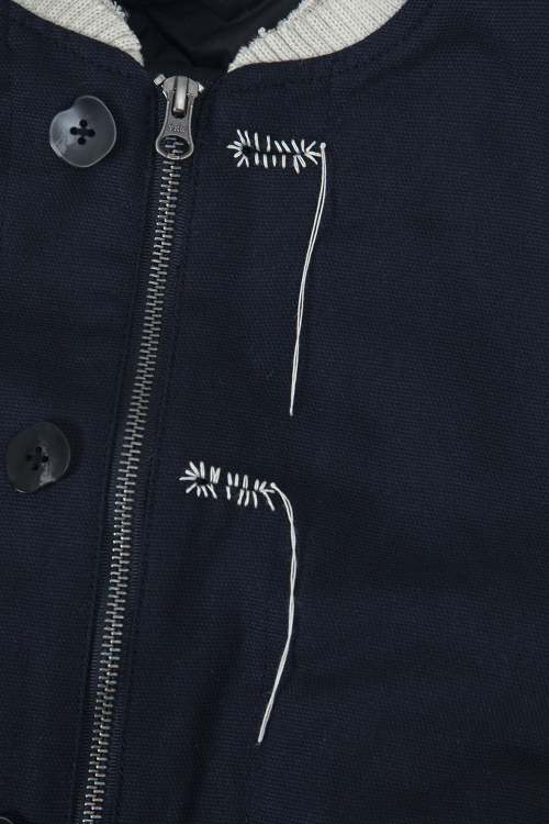 Куртка-варсити Skyline Navy/Ivory