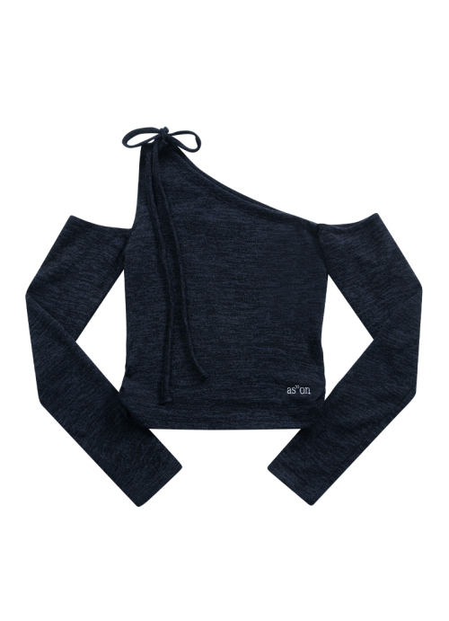 MUSE CUT-OUT TEE / NAVY