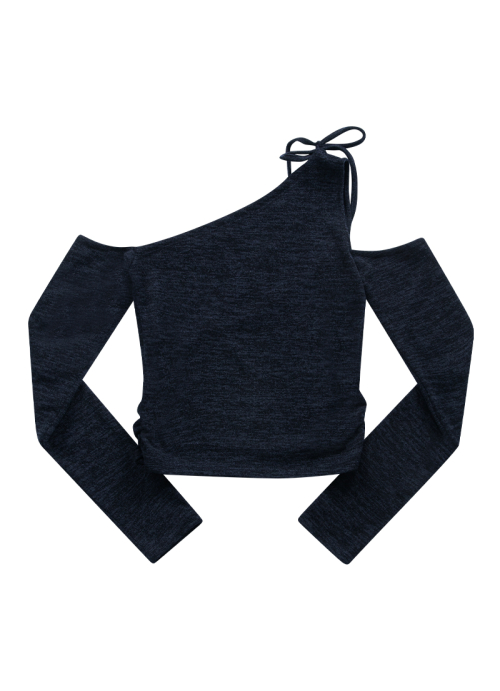 MUSE CUT-OUT TEE / NAVY