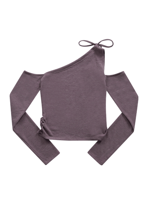MUSE CUT-OUT TEE / PURPLE