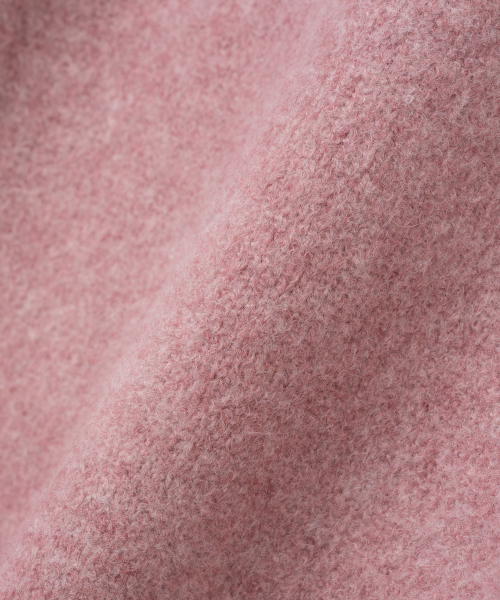 Укороченный силуэтный трикотаж, Melange Pink