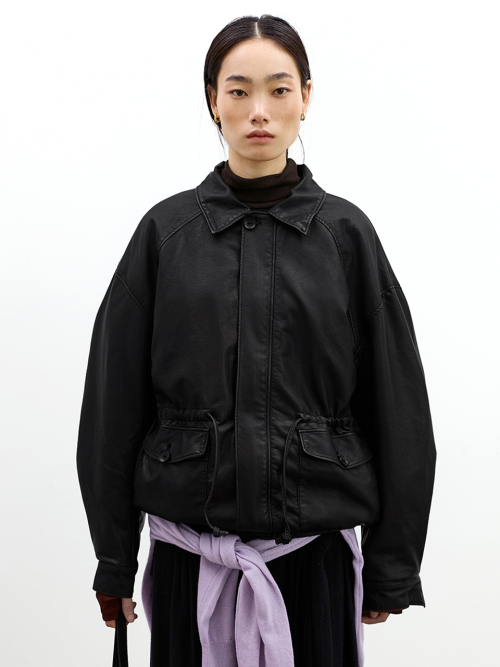 Bennett leather jacket(heavy)