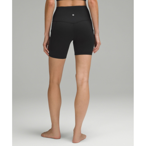 Шорты lululemon Align™ High-Rise Shorts with Pockets 6" BLK