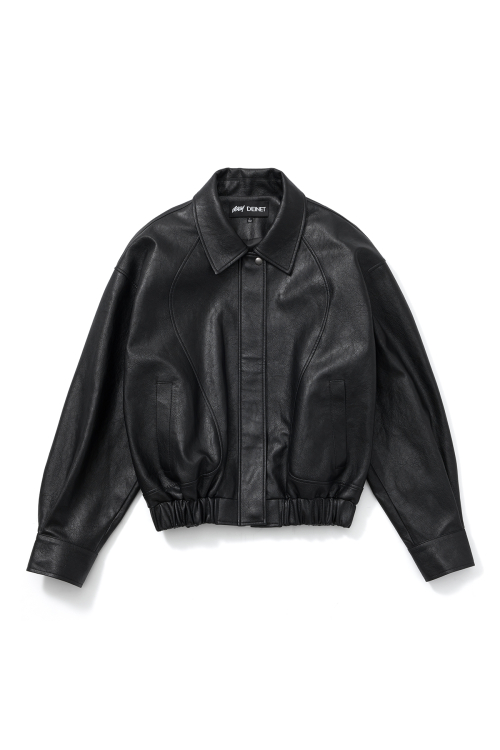 [GGUM X DEINET] FRINGE JACKET IN BLACK