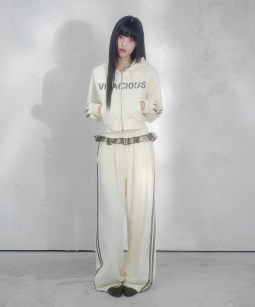 [SET] Halo Hoody Zip-up&Romance Track Pants_4Colors