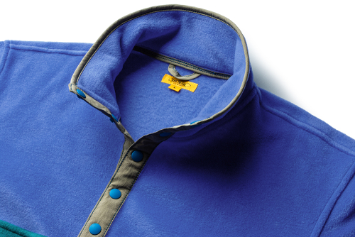 2-BLOCKED YOSEMITE FLEECE PULLOVER [SKY TURQUOISE]
