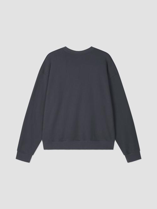 Heart Boom Sweatshirt Charcoal