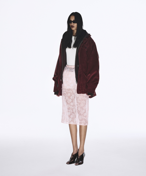 BOLD CORDUROY HUNTING COAT WINE