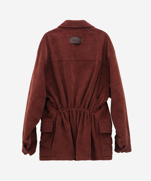 BOLD CORDUROY HUNTING COAT WINE