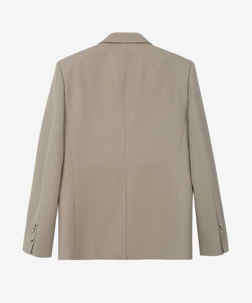 SINGLE BREASTED JACKET BEIGE