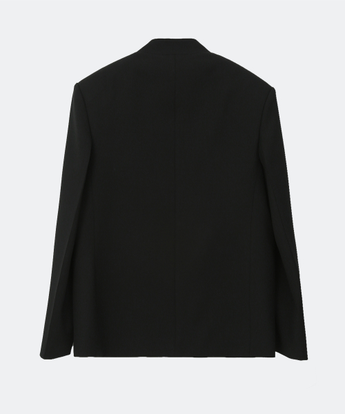 FLATTENED TAILORED JACKET BLACK