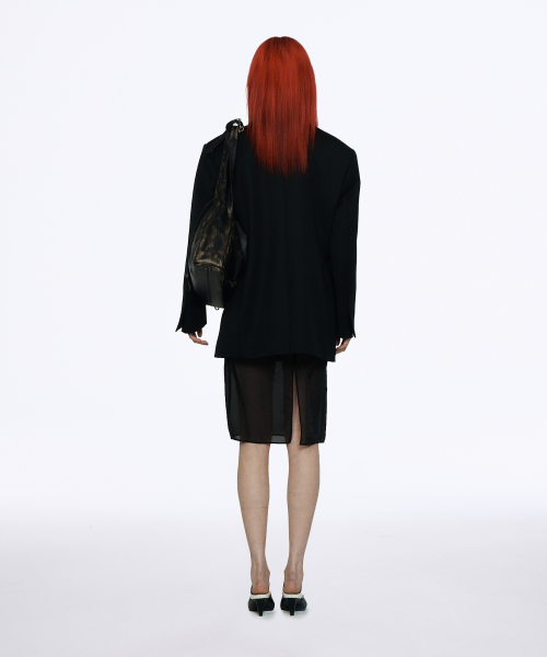 YUJI SIGNATURE TAILORED JACKET BLACK