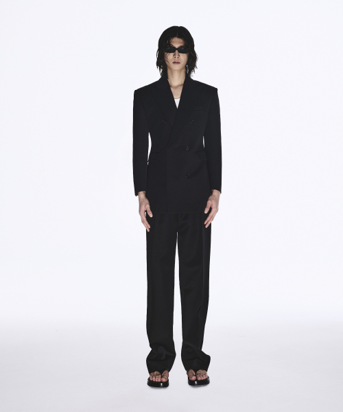 YUJI SIGNATURE TAILORED JACKET BLACK