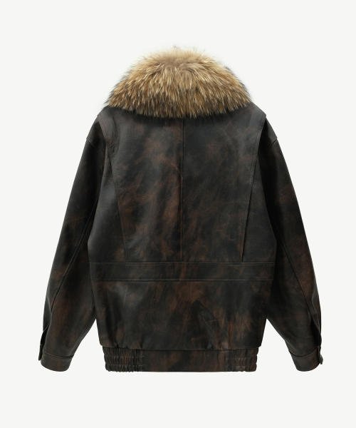 ROCKOON FUR JUMPER BLACK