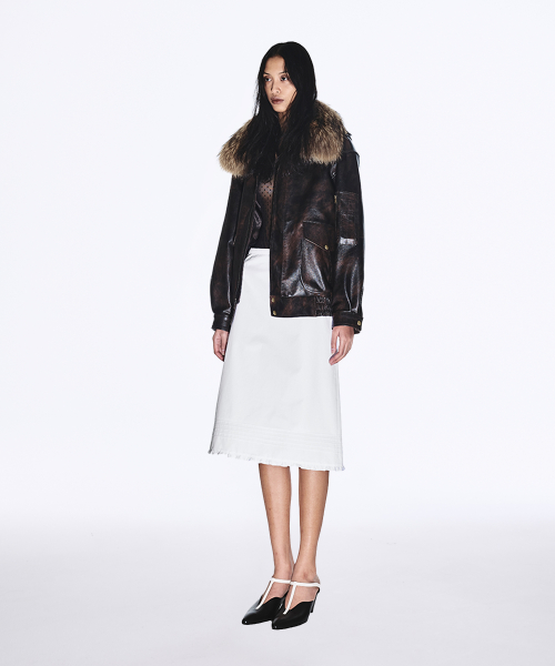 ROCKOON FUR JUMPER BLACK