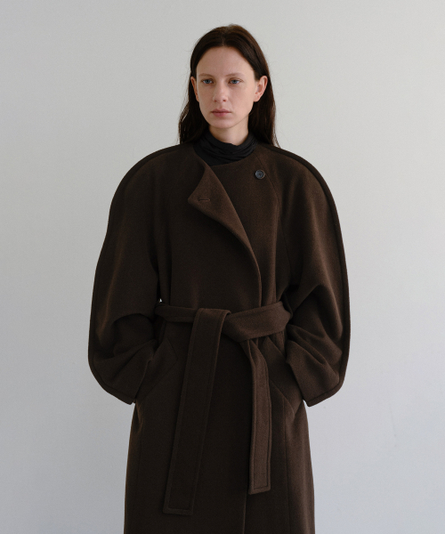 Шерстяное пальто Plova (Mauve Brown)