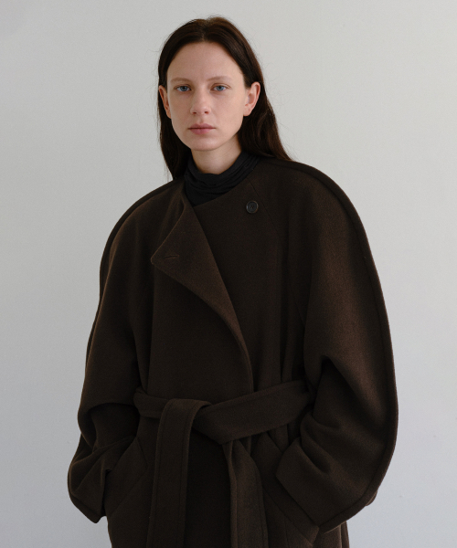 Шерстяное пальто Plova (Mauve Brown)