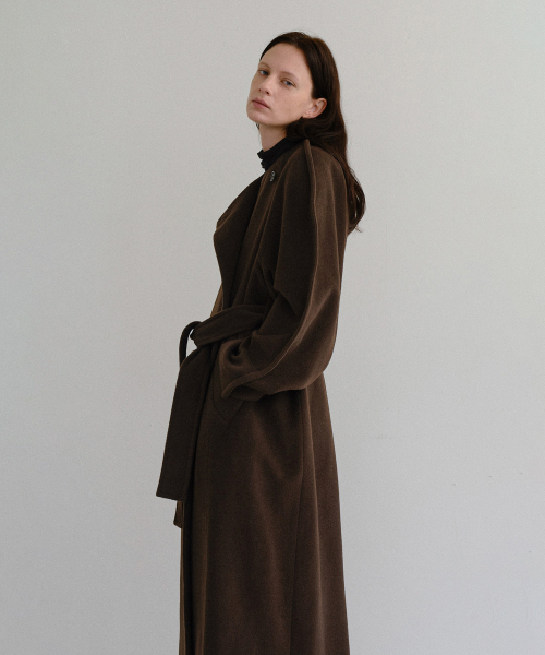 Шерстяное пальто Plova (Mauve Brown)