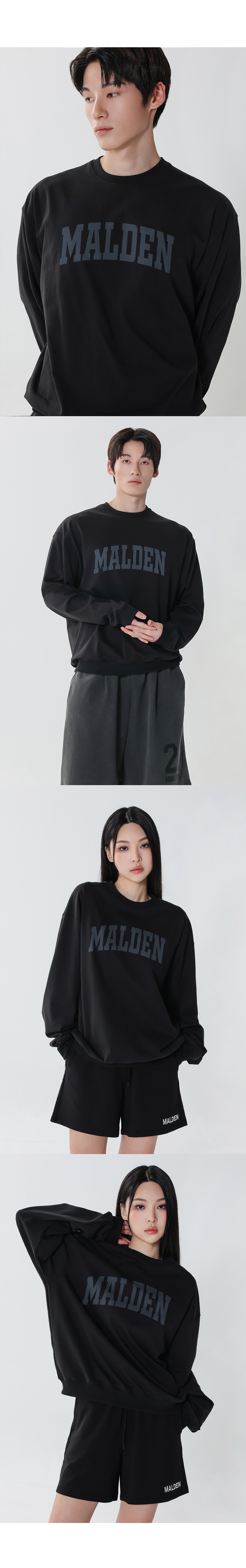HEAVY COTTON ARCH OVERFIT SWEATSHIRT - 2 COLORS 