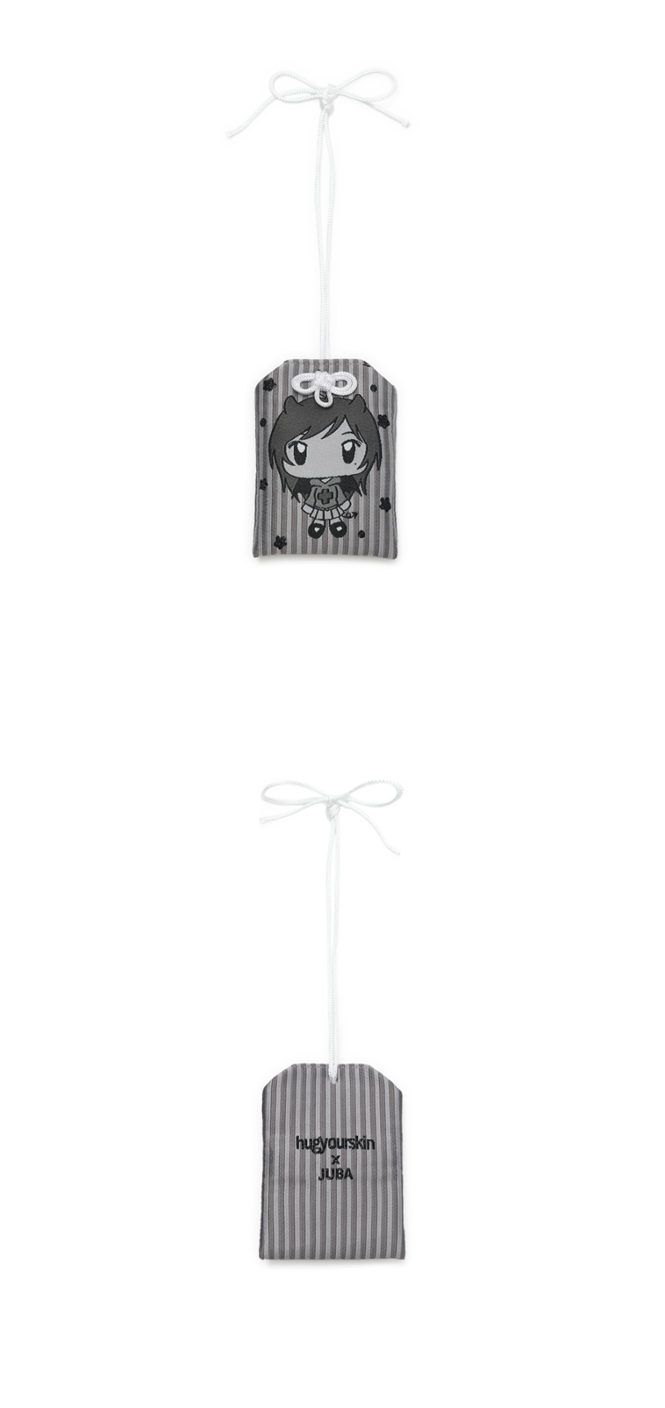 HUGYOURSKIN X JUBA OMAMORI KEYRING (HUGGING) 