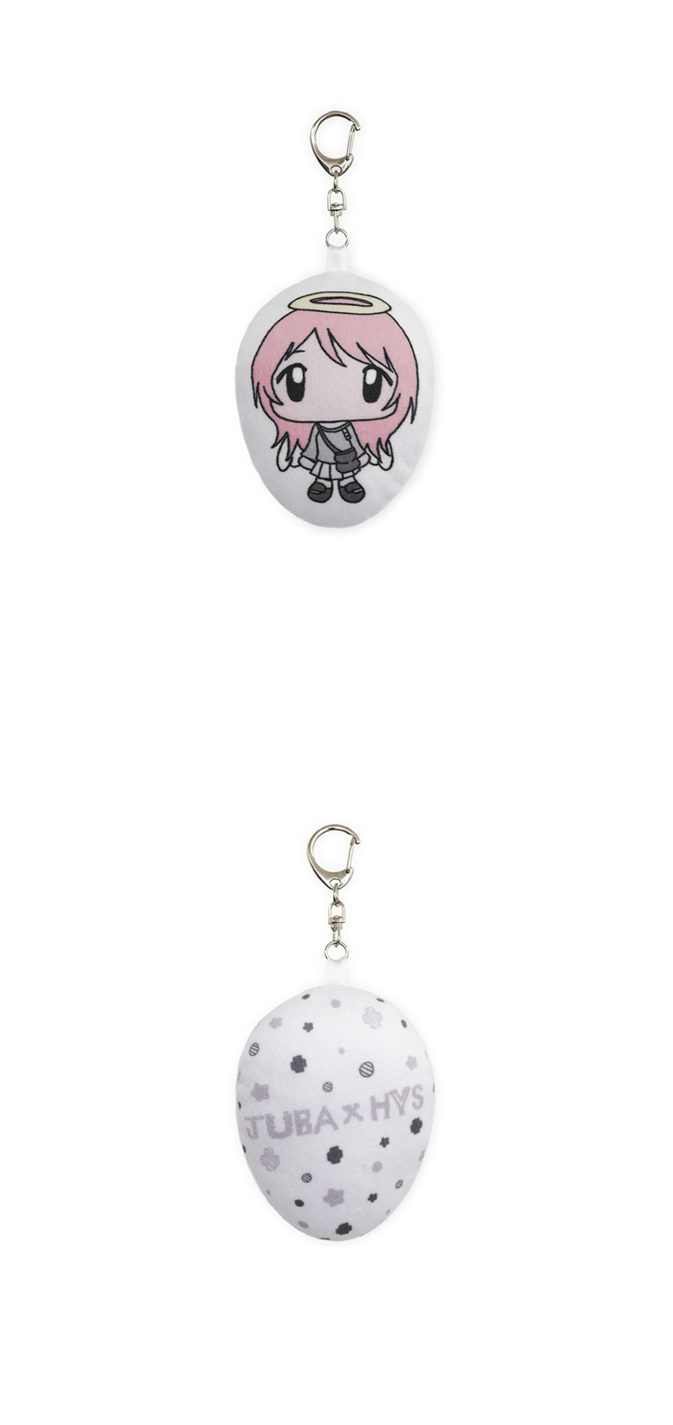 HUGYOURSKIN X JUBA CUSHION KEYRING (TOGGING) 