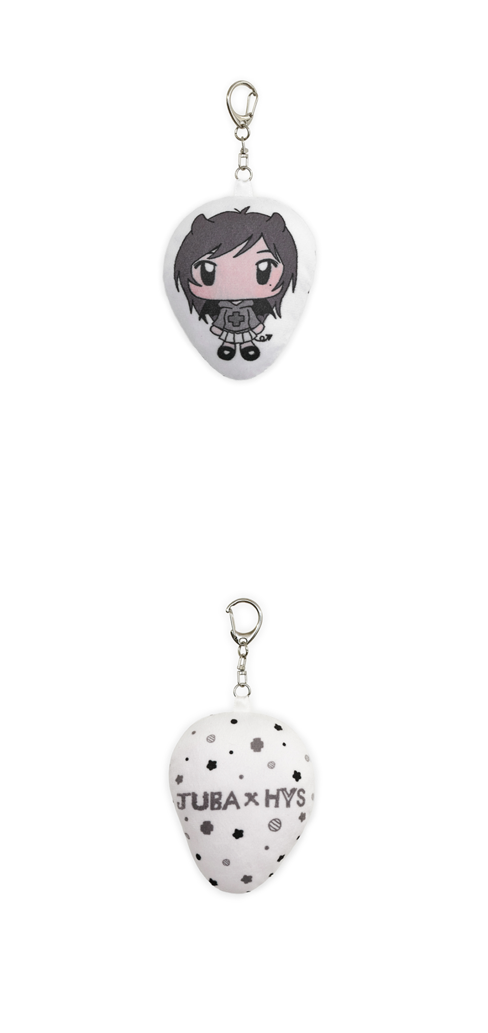 HUGYOURSKIN X JUBA CUSHION KEYRING (HUGGING) 