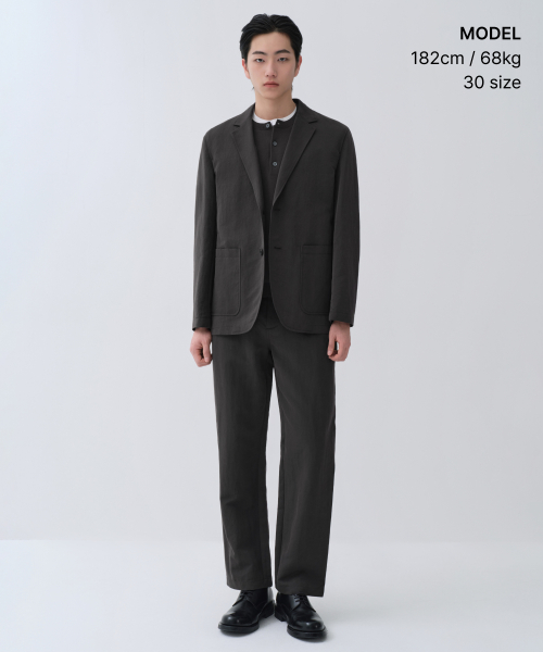 [CITY WORKERS] TAPERED CARMER PANTS [GREY]