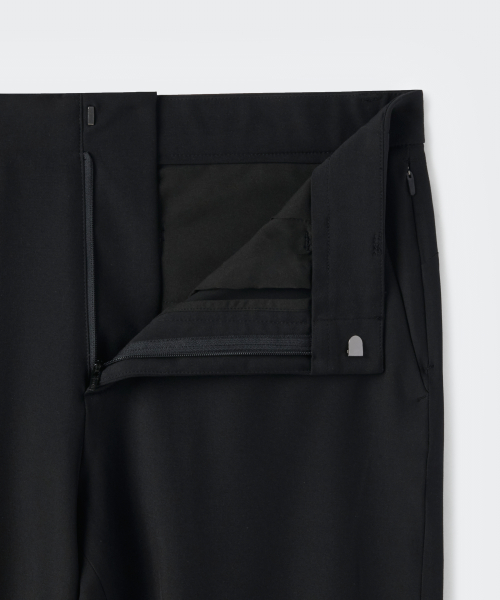 HYBRID STRAIGHT PANTS [BLACK]