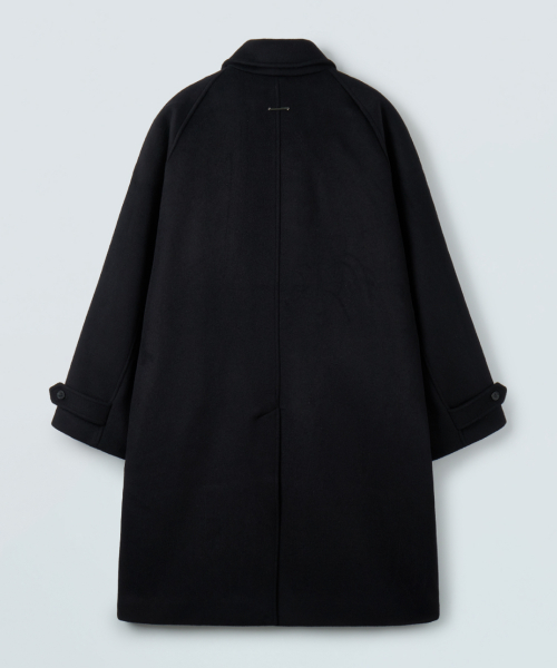 Шерстяное пальто-бальмакаан Poise (Black)
