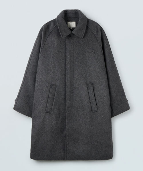 Шерстяное пальто бальмакаан Poise (Grey)